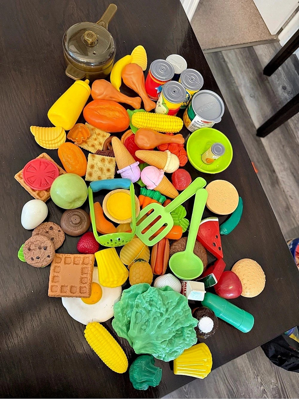 Kids Pretend Play Food & Cookware Set